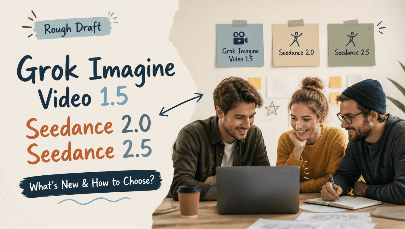 Grok Imagine Video 1.5 vs Seedance 2.0 vs Seedance 2.5: How AI Video Inputs Are Evolving
